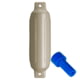 Polyform U.S. G-1 Twin Eye Fender 3.5in x 12.8in - Sand w/Adapter, G-1-SAND
