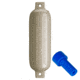Polyform U.S. G-3 Twin Eye Fender 5.5in x 19in - Sand w/Adapter, G-3-SAND