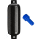 Polyform U.S. G-4 Twin Eye Fender 6.5in x 22in - Black w/Adapter, G-4-BLACK