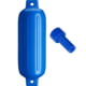 Polyform U.S. G-4 Twin Eye Fender 6.5in x 22in - Blue w/Adapter, G-4-BLUE