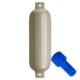 Polyform U.S. G-4 Twin Eye Fender 6.5in x 22in - Sand w/Adapter, G-4-SAND