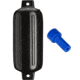 Polyform U.S. G-5 Twin Eye Fender 8.8in x 26.8in - Black w/Adapter, G-5-BLACK