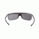 Popticals PopArt Sunglasses, Smoke/Clear Crystal Gloss Frame, Gray Lens, Polarized, 030030-SFGP