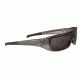 Popticals PopGear Sunglasses, Smoke/Clear Crystal Matte Frame, Gray Lens, Polarized, 030050-SEGP
