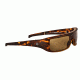 Popticals PopGear Sunglasses, Tortoise/Crystal Matte Frame, Brown Lens, Polarized, 010050-BUNP