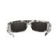 Popticals PopGear Sunglasses, White Camouflage Matte Frame, Gray Lens, 010050-CCGS