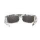 Popticals PopGear Sunglasses, White Camouflage Matte Frame, Gray Lens, Polarized, 010050-CCGP