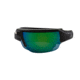 Popticals PopGun Sunglasses, Blk Over Green Crystal Gloss Frame, Gray/Green Mirror Lens, Polarized, 040010-GLEN