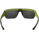 Popticals PopGun Sunglasses, Blk Over Green Crystal Gloss Frame, Gray Lens, Polarized, 040010-GLGP