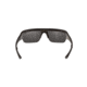 Popticals PopGun Sunglasses, Smoke/Clear Crystal Matte Frame, Gray Lens, Polarized, 030010-SEGP