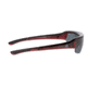 Popticals PopGun Sunglasses, Wine/Black Crystal Gloss Frame, Gray Lens, Polarized, 030010-LFGP
