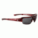 Popticals PopGun Sunglasses, Wine Crystal Gloss Frame, Gray Lens, Polarized, 020010-WXGP