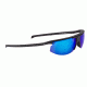 Popticals PopStar Sunglasses, Black Matte Frame, Gray/Blue Mirror Lens, Polarized, 010040-BMUN
