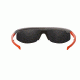 Popticals PopStar Sunglasses, Grey/Orange Matte Frame, Gray/Orange Mirror Lens, Polarized, 010040-OMGP