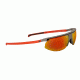 Popticals PopStar Sunglasses, Grey/Orange Matte Frame, Gray/Orange Mirror Lens, Polarized, 010040-OMGP