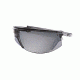 Popticals PopStar Sunglasses, Smoke/Clear Crystal Gloss Frame, Gray/Silver Mirror Lens, Polarized, 030040-SFLN