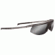 Popticals PopStar Sunglasses, Smoke/Clear Crystal Gloss Frame, Gray/Silver Mirror Lens, Polarized, 030040-SFLN