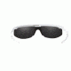 Popticals PopStar Sunglasses, White Matte Frame, Gray Lens, Polarized, 010040-WMGP