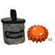 Powerflare PF-200 Softpack,  2 Safety Lights,Red LED,ACU Bag,2 Batteries, Orange Shell SP2ACU-R-O