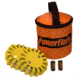 Powerflare PF-200 Softpack,  2 Safety Lights,Red LED,Orange Bag,2 Batteries, Yellow Shell SP2O-R-Y