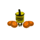 Powerflare PF-200 Softpack,  4 Safety Lights,Infrared LED,Yellow Bag,4 Batteries, Orange Shell SP4Y-I-O