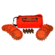 Powerflare PF-200 Softpack,  8 Safety Lights,Amber LED,Red Bag,8 Batteries, Orange Shell SP8R-A-O