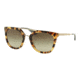 Prada PR13QSA Sunglasses 7S04M1-54 - Medium Havana Frame, Green Gradient Lenses