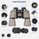 Praktica Falcon 12x50 Binoculars, Sand, UOF1250S