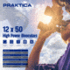 Praktica Falcon 12x50 Binoculars, Sand, UOF1250S