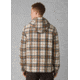 prAna Asgard Hooded Flannel Shirt, Camel, Small, 1964511-200-ST-S