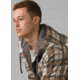 prAna Asgard Hooded Flannel Shirt, Camel, Small, 1964511-200-ST-S