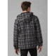 prAna Asgard Hooded Flannel Shirt, Charcoal, XLarge, 1964511-020-ST-XL
