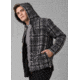 prAna Asgard Hooded Flannel Shirt, Charcoal, XLarge, 1964511-020-ST-XL
