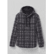 prAna Asgard Hooded Flannel Shirt, Charcoal, XLarge, 1964511-020-ST-XL