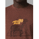 prAna Buck Wild Journeyman 2 T-Shirt, Clove Heather, Large, 1966771-600-ST-L