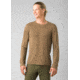 prAna Cardiff Long Sleeve Pocket T-Shirt - Men's, Large, Bed Rock Heather, 1967971-250-SL-L