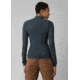 prAna Foundation Rib Mock Neck - Women's, Small, Grey Blue Heather, 1967251-400-S