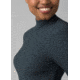 prAna Foundation Rib Mock Neck - Women's, Small, Grey Blue Heather, 1967251-400-S