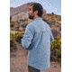 prAna Lost Sol Long Sleeve Shirts - Mens, Chambray Heather, Medium, 1972361-401-SL-M