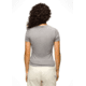 prAna Foundation Rib Tee - Womens, Heather Grey, Extra Small, 1970821-020-XS