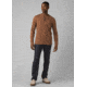 prAna Ronnie Henley Shirt, Walnut, Small, M23190583-WAL-S