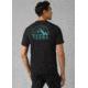 prAna Spire Heights T-Shirt, Black, XLarge, 1966681-002-SL-XL