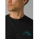 prAna Spire Heights T-Shirt, Black, XLarge, 1966681-002-SL-XL