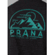 prAna Spire Heights T-Shirt, Black, XLarge, 1966681-002-SL-XL