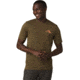 prAna Spire Heights T-Shirt, Peat Heather, Small, 1966681-300-SL-S