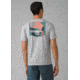 prAna Torreys Peak T-Shirt - Mens, Medium Heather Grey, L, 1965501-020-SL-L