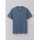 prAna V-Neck T-Shirt - Mens, Denim Heather, XL, 1965421-400-ST-XL
