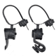 Princeton Tec Hard Hat Light Mounts - Black 71927