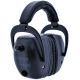 Pro Ears Pro Tac Mag Gold, NRR 30 Hearing Protection Earmuffs w/Lithium Batteries, Black, GS-PTM-L Black