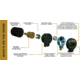 Pro Ears Stealth Bluetooth Elite Hearing Protection, Black, PEEBBLKE